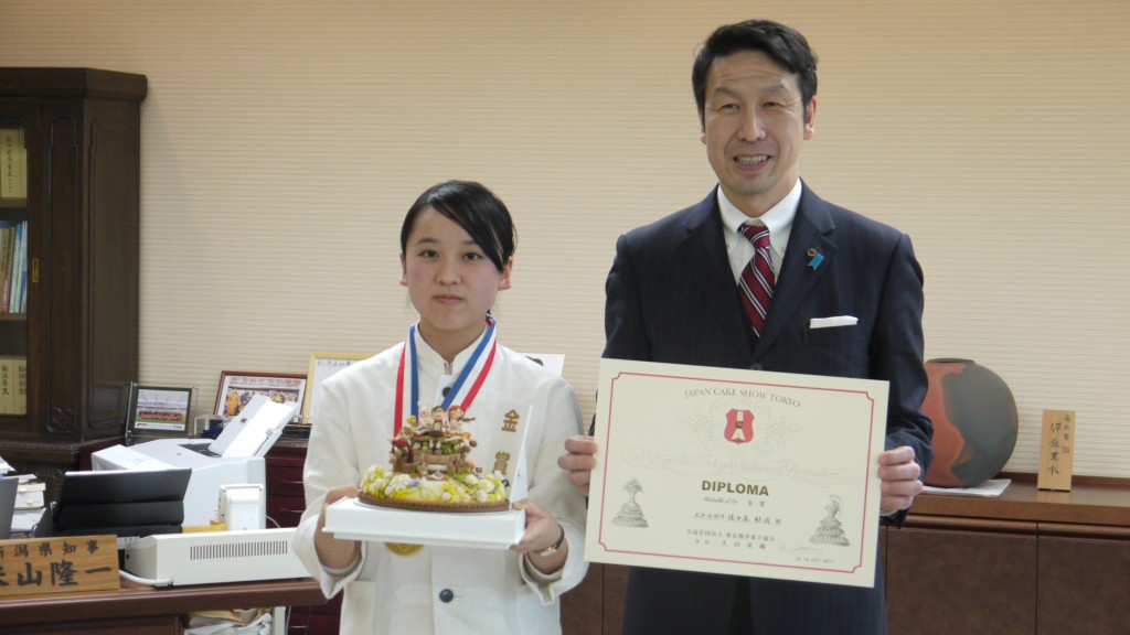 新潟県知事を表敬訪問 新潟県長岡市の専門学校 学校法人北陸学園